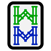 🀗 Emoji Mahjong - oito bambus  na Microsoft Windows 10 April 2018 Update.