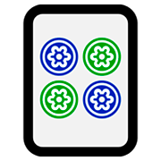 🀜 Emoji Mahjong - Vier Punkte Microsoft Windows 10 April 2018 Update.