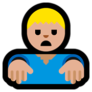 🧟🏼‍♂️ Emoji Homem Zumbi: Pele Morena Clara na Microsoft Windows 10 April 2018 Update.
