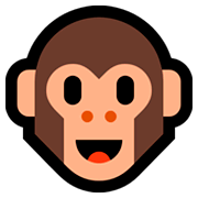 Emoji 🐵 Muso Di Scimmia su Microsoft Windows 10 April 2018 Update.