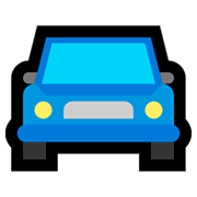 🚘 Emoji Vorderansicht Auto Microsoft Windows 10 April 2018 Update.