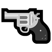 Emoji 🔫 Pistola su Microsoft Windows 10 April 2018 Update.