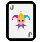 Emoji 🃏 Jolly su Microsoft Windows 10 April 2018 Update.