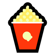 Emoji 🍿 Popcorn su Microsoft Windows 10 April 2018 Update.
