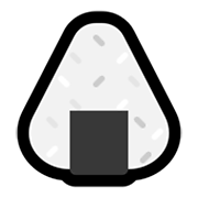 Emoji 🍙 Arancino Di Riso su Microsoft Windows 10 April 2018 Update.