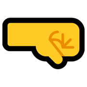 Emoji 🤜 Pugno A Destra su Microsoft Windows 10 April 2018 Update.