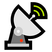 Émoji 📡 Antenne Satellite sur Microsoft Windows 10 April 2018 Update.