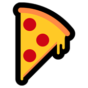 Émoji 🍕 Pizza sur Microsoft Windows 10 April 2018 Update.