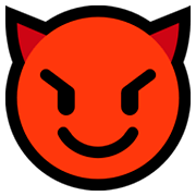 😈 Emoji Cara Sonriendo Con Cuernos en Microsoft Windows 10 April 2018 Update.