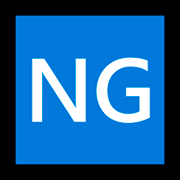 🆖 Emoji Botão NG na Microsoft Windows 10 April 2018 Update.