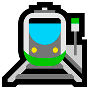 🚉 Emoji Estación De Tren en Microsoft Windows 10 April 2018 Update.