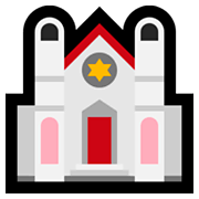 Emoji 🕍 Sinagoga su Microsoft Windows 10 April 2018 Update.