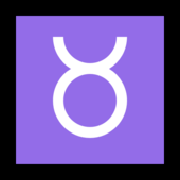 Emoji ♉ Segno Zodiacale Del Toro su Microsoft Windows 10 April 2018 Update.