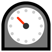 Émoji ⏲️ Horloge sur Microsoft Windows 10 April 2018 Update.