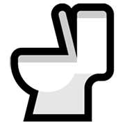 Emoji 🚽 Toilette su Microsoft Windows 10 April 2018 Update.