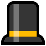 Emoji 🎩 Cilindro su Microsoft Windows 10 April 2018 Update.