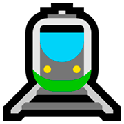 Emoji 🚊 Tram su Microsoft Windows 10 April 2018 Update.