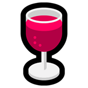 Emoji 🍷 Bicchiere Di Vino su Microsoft Windows 10 April 2018 Update.