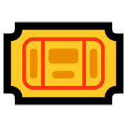 Emoji 🎟️ Biglietto D’ingresso su Microsoft Windows 10 Fall Creators Update.