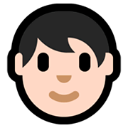 Emoji 🧑🏻 Persona: Carnagione Chiara su Microsoft Windows 10 Fall Creators Update.