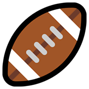 Emoji 🏈 Football Americano su Microsoft Windows 10 Fall Creators Update.