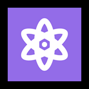 Émoji ⚛️ Symbole De L’atome sur Microsoft Windows 10 Fall Creators Update.