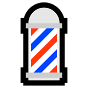 Emoji 💈 Barbiere su Microsoft Windows 10 Fall Creators Update.