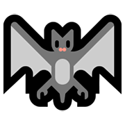🦇 Emoji Morcego na Microsoft Windows 10 Fall Creators Update.