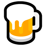 Emoji 🍺 Boccale Di Birra su Microsoft Windows 10 Fall Creators Update.