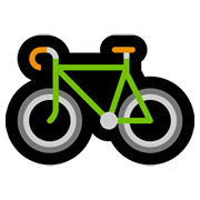 Emoji 🚲 Bicicletta su Microsoft Windows 10 Fall Creators Update.