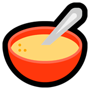 Emoji 🥣 Ciotola Con Cucchiaio su Microsoft Windows 10 Fall Creators Update.