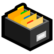 🗃️ Emoji Caixa De Arquivos na Microsoft Windows 10 Fall Creators Update.