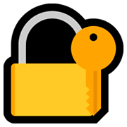 🔐 Emoji Schloss mit Schlüssel Microsoft Windows 10 Fall Creators Update.