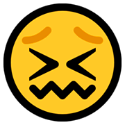 😖 Emoji verwirrtes Gesicht Microsoft Windows 10 Fall Creators Update.