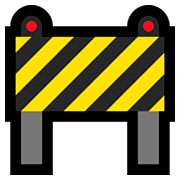 Emoji 🚧 Area Cantiere su Microsoft Windows 10 Fall Creators Update.