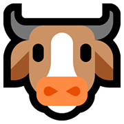 🐮 Emoji Cara De Vaca en Microsoft Windows 10 Fall Creators Update.
