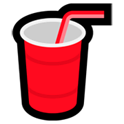 Emoji 🥤 Bicchiere Con Cannuccia su Microsoft Windows 10 Fall Creators Update.