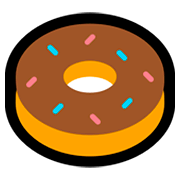 🍩 Emoji Donut na Microsoft Windows 10 Fall Creators Update.