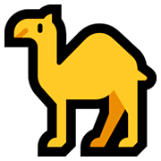🐪 Emoji Camelo na Microsoft Windows 10 Fall Creators Update.