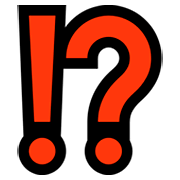 Emoji ⁉️ Punto Esclamativo E Interrogativo su Microsoft Windows 10 Fall Creators Update.