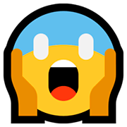 Emoji 😱 Faccina Terrorizzata su Microsoft Windows 10 Fall Creators Update.