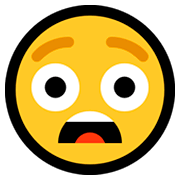 😨 Emoji Cara Asustada en Microsoft Windows 10 Fall Creators Update.