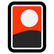 Emoji 🎴 Carta Da Gioco su Microsoft Windows 10 Fall Creators Update.
