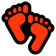 👣 Emoji Fußabdrücke Microsoft Windows 10 Fall Creators Update.