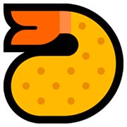 Emoji 🍤 Gambero Fritto su Microsoft Windows 10 Fall Creators Update.
