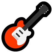 🎸 Emoji Guitarra en Microsoft Windows 10 Fall Creators Update.