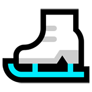 Emoji ⛸️ Pattinaggio Su Ghiaccio su Microsoft Windows 10 Fall Creators Update.