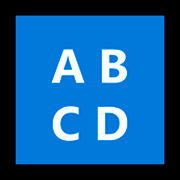 🔠 Emoji Eingabesymbol lateinische Großbuchstaben Microsoft Windows 10 Fall Creators Update.