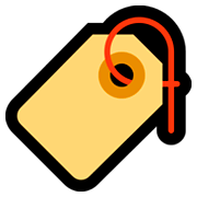 Emoji 🏷️ Etichetta su Microsoft Windows 10 Fall Creators Update.