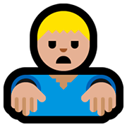 🧟🏼‍♂️ Emoji männlicher Zombie: mittelhelle Hautfarbe Microsoft Windows 10 Fall Creators Update.